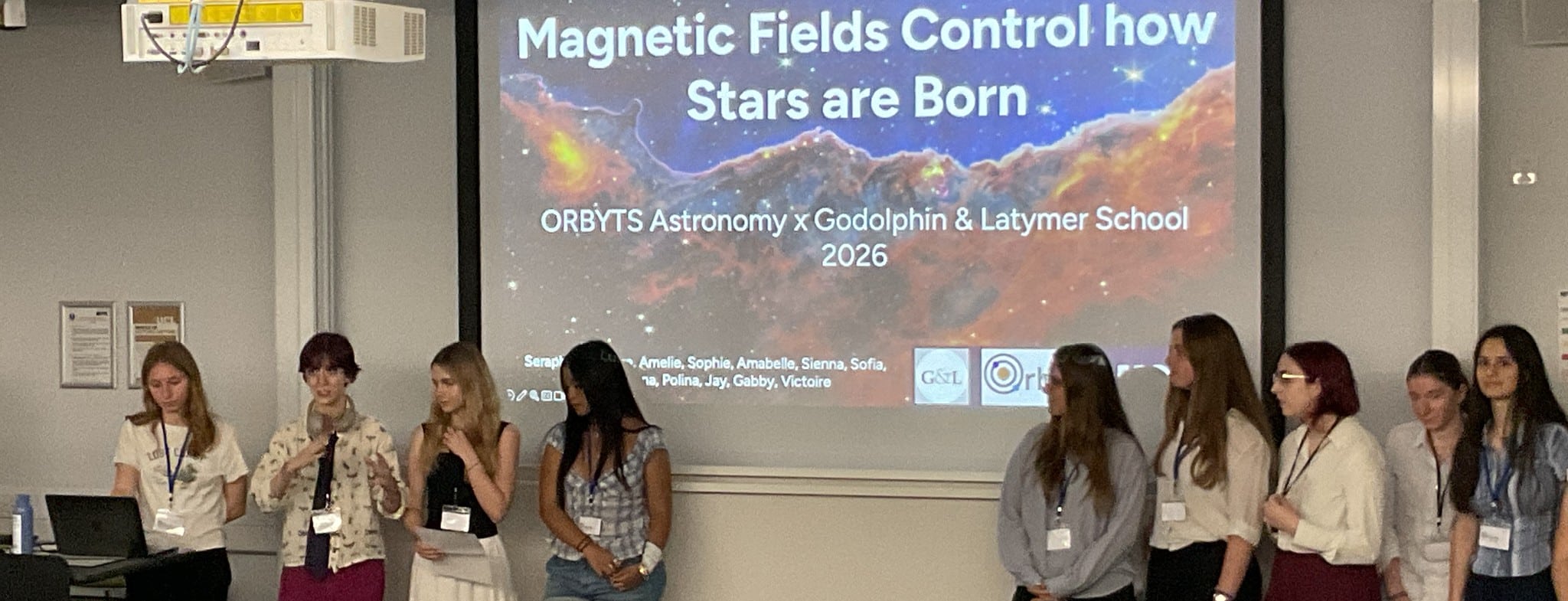 Dolphins Present Astrophysics Research at Orbyts Conference