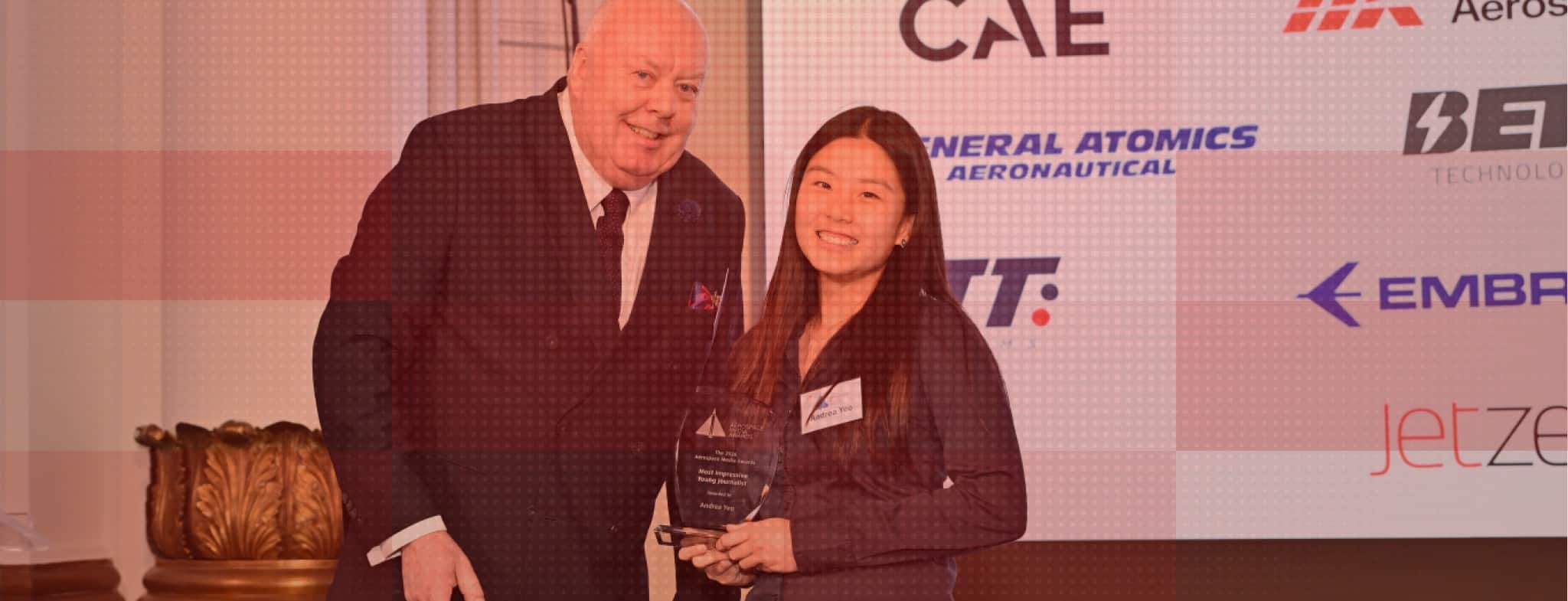Award-Winning Young Journalist Takes Flight