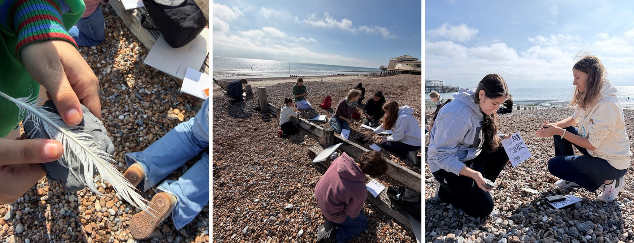 Autumn Sunshine and Inspiring Landscapes are the Backdrop for Art Department Trip to Worthing